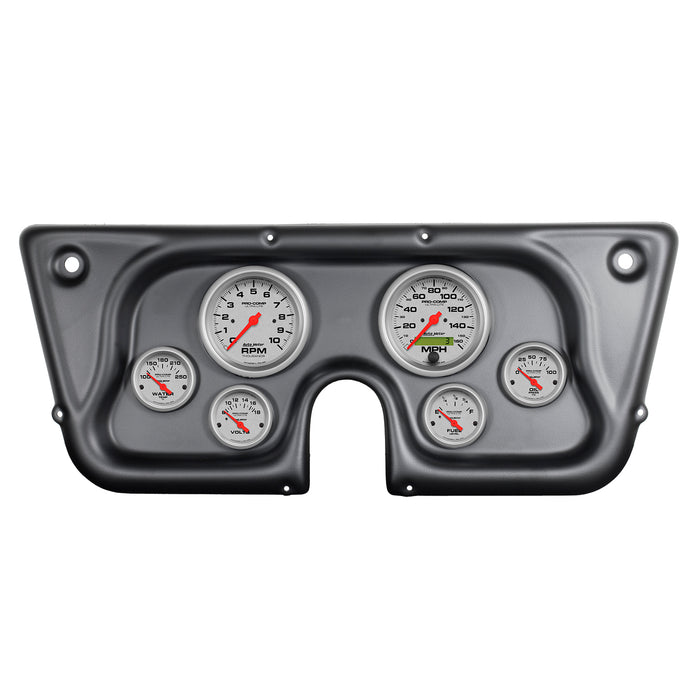 AutoMeter 7032-UL DIRECT FIT DASH KIT; CHEVY TRK C/K/K5/SUBRBN 67-72; TACH/MPH/FUEL/OILP/WTMP/VOLT - Truck Part Superstore