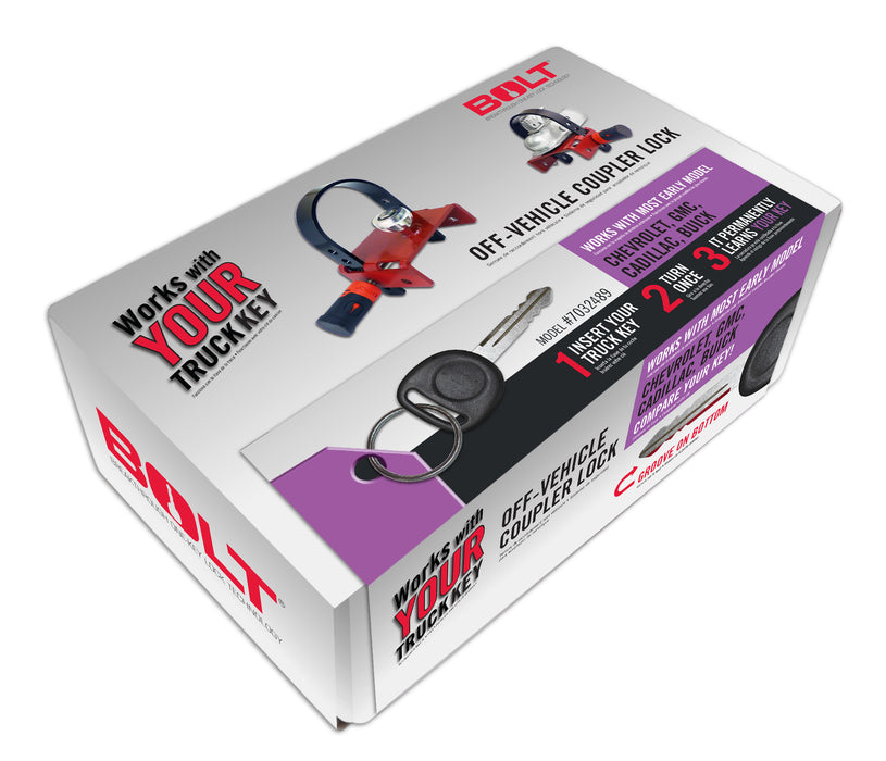 BOLT 7032489 OFF-VEHICLE COUPLER LOCK GM EARLY MODEL - Truck Part Superstore