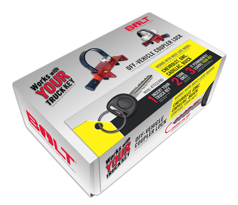 BOLT 7032490 OFF-VEHICLE COUPLER LOCK GM LATE MODEL - Truck Part Superstore