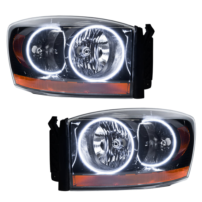 Oracle Lighting 7033-001 SMD Pre-Assembled Headlights, Black, White - Truck Part Superstore