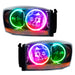 Oracle Lighting 7033-334 SMD Pre-Assembled Headlights, Black Bezel, ColorSHIFT - No Controller - Truck Part Superstore