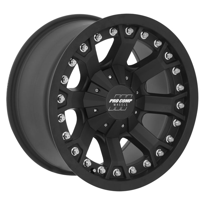 Pro Comp Alloy Wheels 7033-7905 Series 7033 17x9 with 5 on 5.5 Bolt Pattern Flat Black Pro Comp Alloy Wheels - Truck Part Superstore