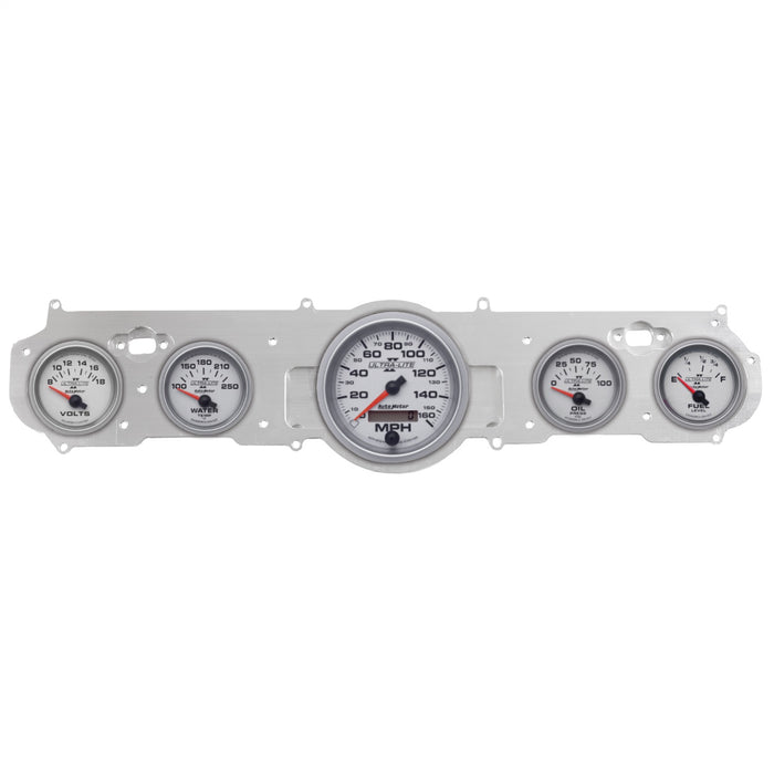 AutoMeter 7035-14 DIRECT FIT DASH KIT; MUSTANG 65-66; MPH/FUEL/OILP/WTMP/BAT; ULTRA-LITE II - Truck Part Superstore