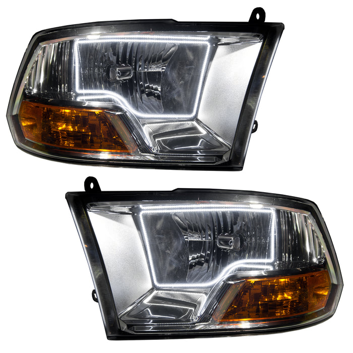 Oracle Lighting 7038-001 SMD Pre-Assembled Headlights, Chrome Bezel, White - Truck Part Superstore