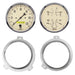 AutoMeter 7038-02 2 GAUGE DIRECT FIT DASH KIT; CHEVY CAR 51-52; 2 GAUGE; ANTIQUE BEIGE - Truck Part Superstore