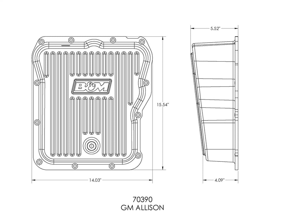 B&M 70390 Transmission Oil Pan - Truck Part Superstore