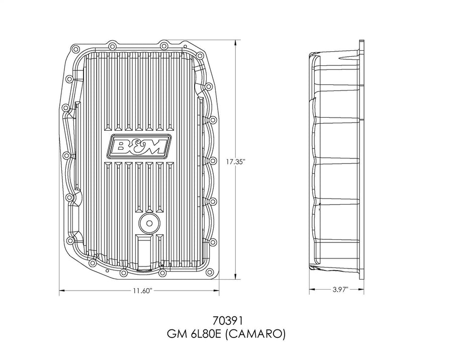 B&M 70391 Transmission Oil Pan - Truck Part Superstore
