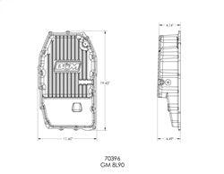 B&M 70396 Hi-Tek Transmission Oil Pan - Truck Part Superstore