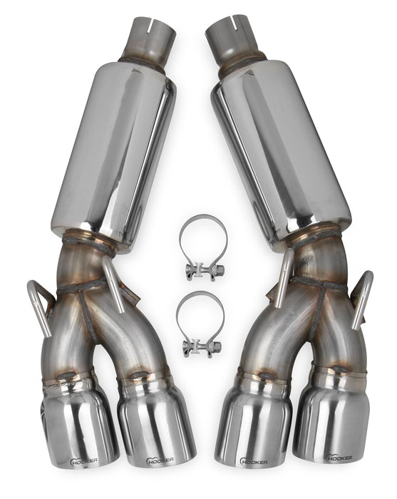 Hooker 70401304-RHKR Blackheart Axle-Back Exhaust System - Truck Part Superstore