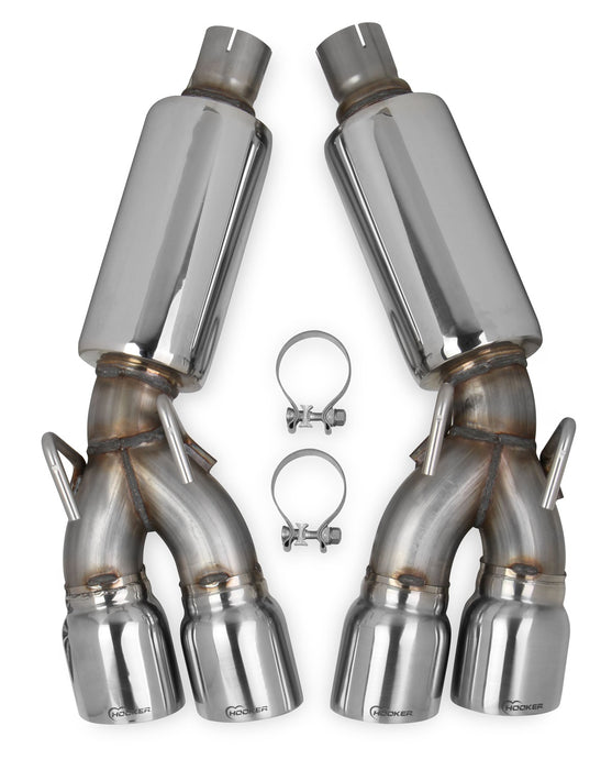 Hooker 70401304-RHKR Blackheart Axle-Back Exhaust System - Truck Part Superstore