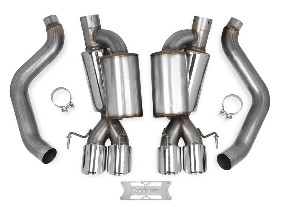 Hooker 70401312-RHKR Blackheart Axle-Back Exhaust System - Truck Part Superstore