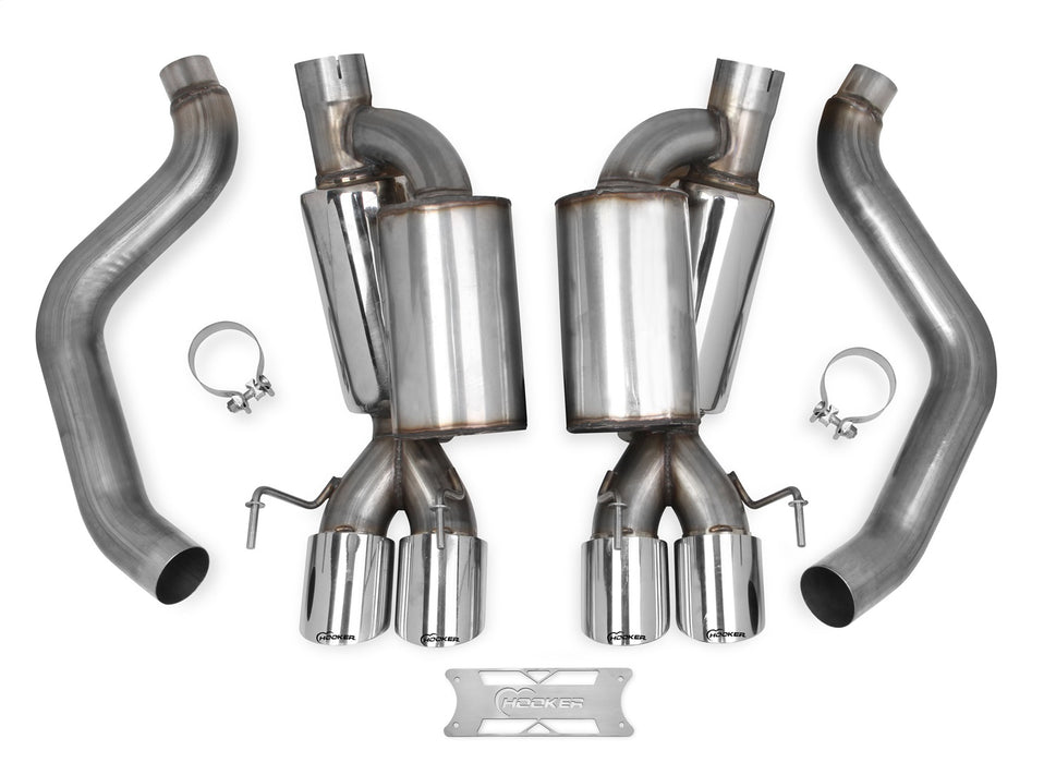 Hooker 70401312-RHKR Blackheart Axle-Back Exhaust System - Truck Part Superstore