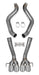 Hooker 70401314-RHKR Blackheart Axle-Back Exhaust System - Truck Part Superstore
