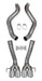 Hooker 70401314-RHKR Blackheart Axle-Back Exhaust System - Truck Part Superstore