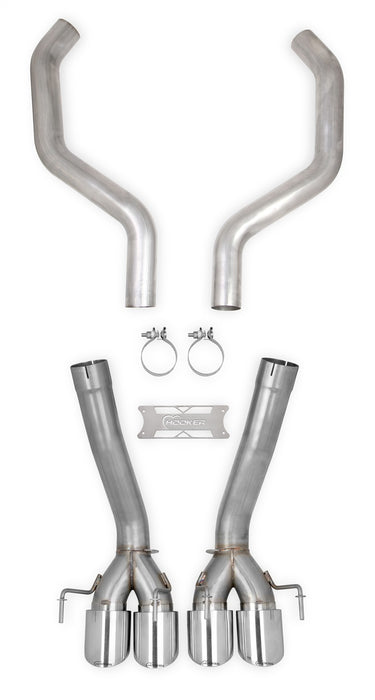 Hooker 70401323-RHKR Blackheart Axle-Back Exhaust System - Truck Part Superstore