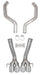 Hooker 70401323-RHKR Blackheart Axle-Back Exhaust System - Truck Part Superstore