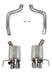 Hooker 70401328-RHKR Blackheart Axle-Back Exhaust System - Truck Part Superstore