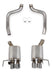 Hooker 70401328-RHKR Blackheart Axle-Back Exhaust System - Truck Part Superstore