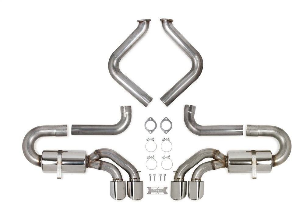 Hooker 70401343-RHKR Blackheart Axle-Back Exhaust System - Truck Part Superstore