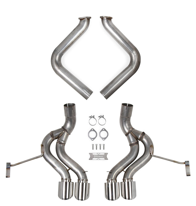 Hooker 70401344-RHKR Blackheart Axle-Back Exhaust System - Truck Part Superstore