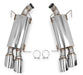 Hooker 70403305-RHKR Blackheart Axle-Back Exhaust System - Truck Part Superstore