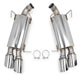 Hooker 70403305-RHKR Blackheart Axle-Back Exhaust System - Truck Part Superstore