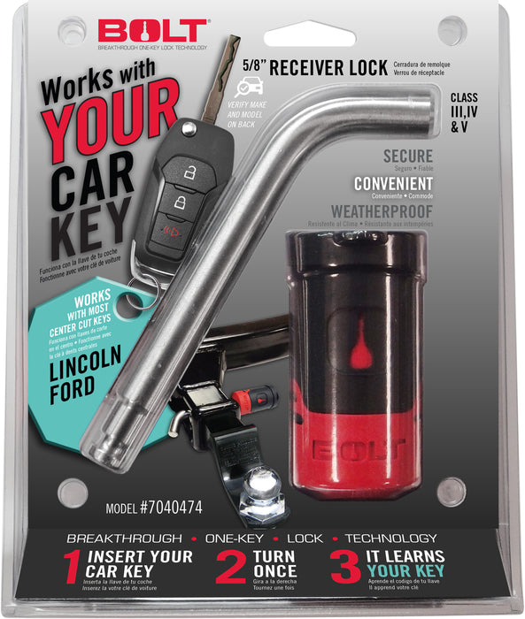 BOLT 7040474 5/8IN. RECEIVER LOCK FORD CENTER CUT - Truck Part Superstore