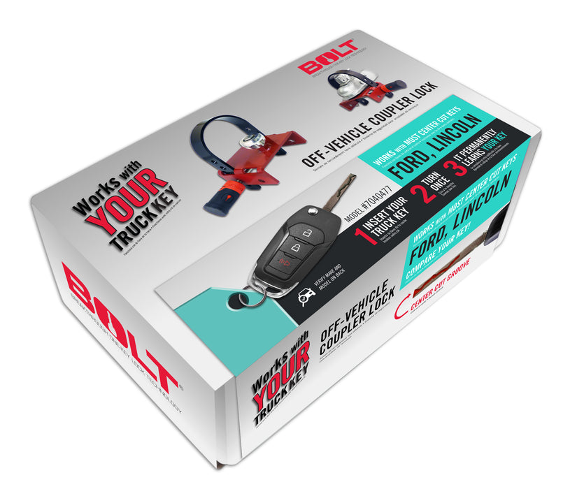 BOLT 7040477 OFF-VEHICLE COUPLER LOCK FORD CENTER CUT - Truck Part Superstore