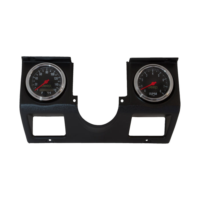 AutoMeter 7040 DIRECT FIT DASH KIT; WRANGLER (YJ) 87-96; TACH/MPH/FUEL/OILP/WTMP/VOLT/TRANS; JE - Truck Part Superstore