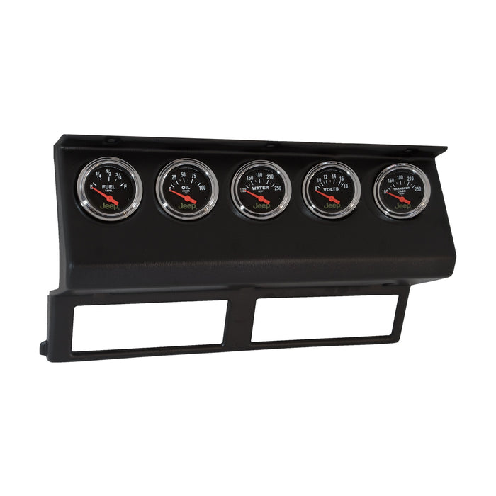AutoMeter 7040 DIRECT FIT DASH KIT; WRANGLER (YJ) 87-96; TACH/MPH/FUEL/OILP/WTMP/VOLT/TRANS; JE - Truck Part Superstore
