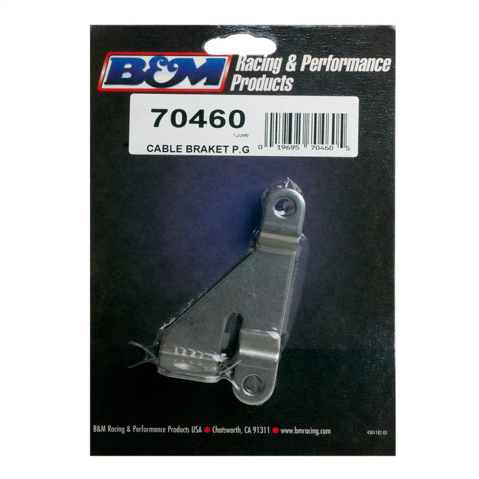B&M 70460 Automatic Transmission Shift Cable Bracket; Natural Finish; - Truck Part Superstore