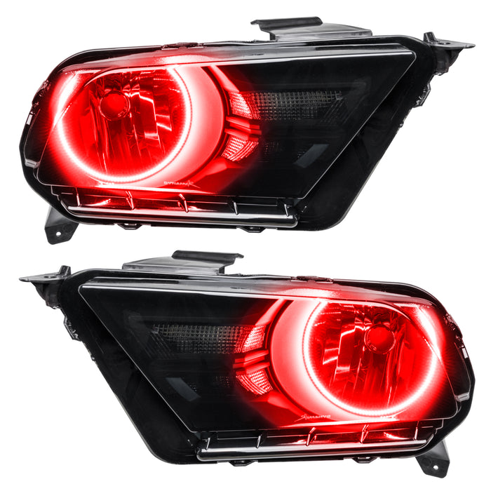 Oracle Lighting 7050-003 SMD Pre-Assembled Headlights, Non-HID, Red - Truck Part Superstore