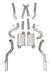 Hooker 705013142RHKR Blackheart Exhaust System; 3 in. Pipes; w/Mufflers; - Truck Part Superstore