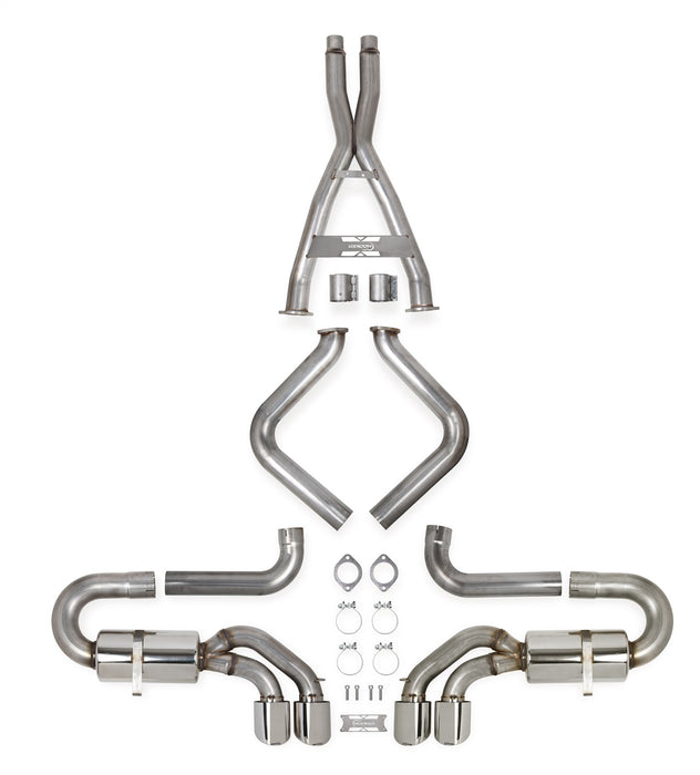 Hooker 705013144RHKR Blackheart Cat-Back Exhaust System - Truck Part Superstore