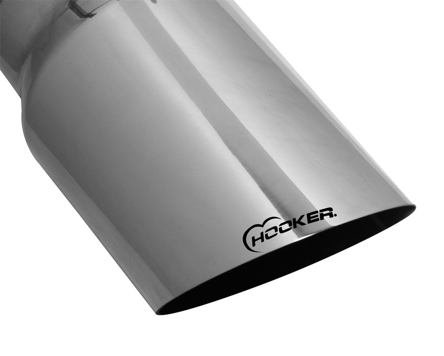 Hooker 705013164RHKR Blackheart Cat-Back Exhaust System; Dual 3 in. Tubing; Stainless Steel Tips; - Truck Part Superstore