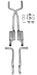 Hooker 70501340-RHKR Blackheart Header-Back Exhaust System - Truck Part Superstore