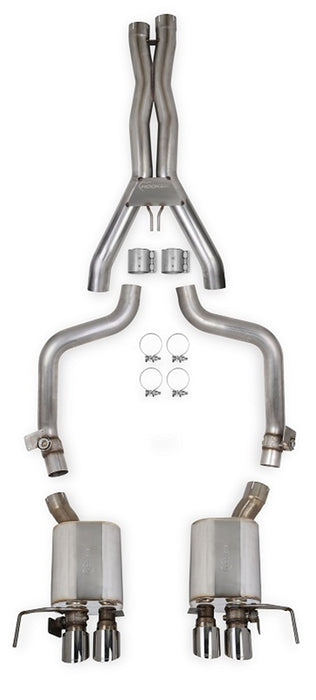 Hooker 70501349-RHKR Blackheart Cat-Back Exhaust System - Truck Part Superstore