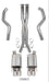 Hooker 70501365-RHKR Blackheart Cat-Back Exhaust System - Truck Part Superstore