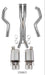 Hooker 70501365-RHKR Blackheart Cat-Back Exhaust System - Truck Part Superstore