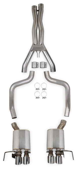Hooker 70501371-RHKR Blackheart Cat-Back Exhaust System - Truck Part Superstore