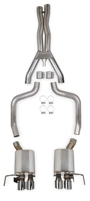 Hooker 70501371-RHKR Blackheart Cat-Back Exhaust System - Truck Part Superstore