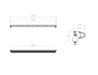 Baja Designs 705014 50 Inch LED Light Bar Amber Wide Driving Pattern S8 Series Baja Designs - Truck Part Superstore