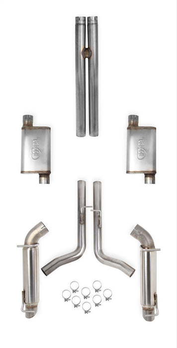 Hooker 70502319-RHKR Blackheart Cat-Back Exhaust System - Truck Part Superstore