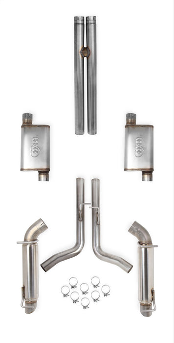 Hooker 70502319-RHKR Blackheart Cat-Back Exhaust System - Truck Part Superstore