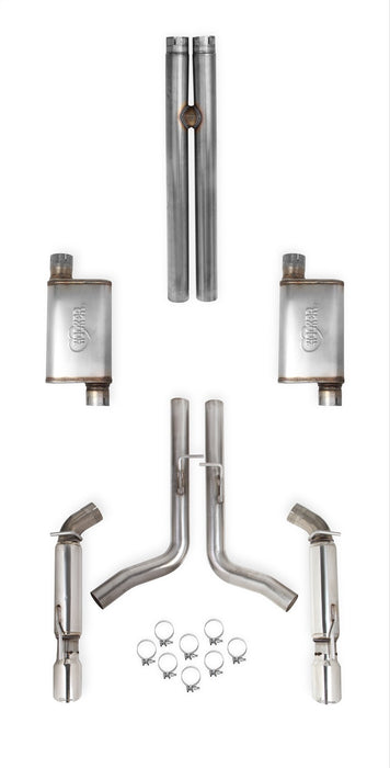Hooker 70502323-RHKR Blackheart Cat-Back Exhaust System - Truck Part Superstore