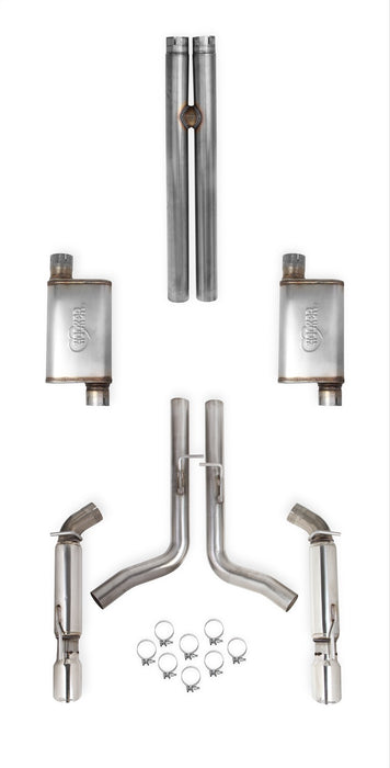 Hooker 70502323-RHKR Blackheart Cat-Back Exhaust System - Truck Part Superstore