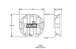 B&M 70503 Hi-Tek Differential Cover - Truck Part Superstore