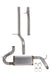Hooker 70505401-RHKR Blackheart Cat-Back Exhaust System - Truck Part Superstore