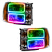 Oracle Lighting 7054-334 SMD Pre-Assembled Headlights, Square Ring Design, ColorSHIFT - No Controller - Truck Part Superstore