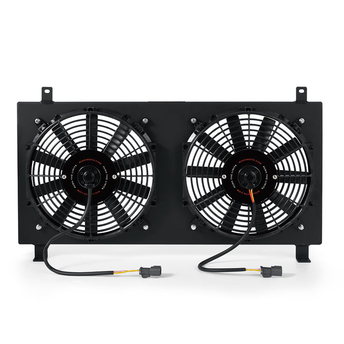 Mishimoto MMFS-RSX-02BK Aluminum Fan Shroud Kit, fits Acura RSX 2002-2006, Black - Truck Part Superstore